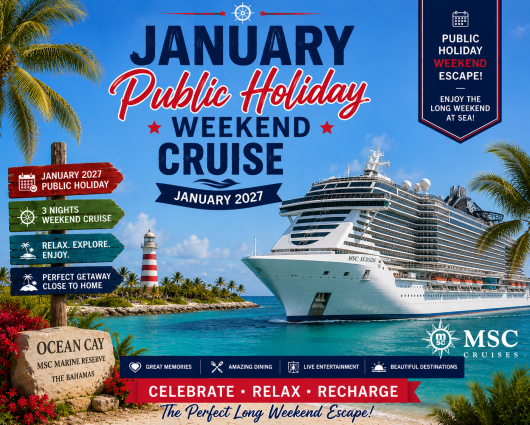 MSC Seaside Public Holiday Weekend Cruise