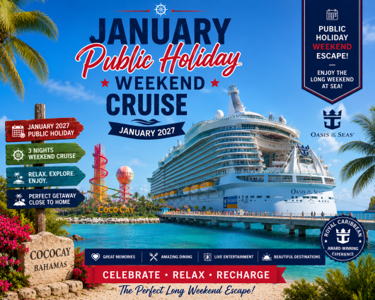 Oasis of the Seas Public Holiday Weekend Cruise