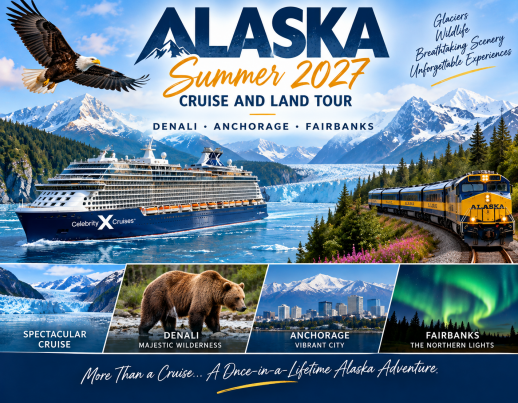 June 2027 Alaska Cruise and Land Tour