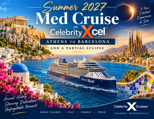 July 2027 Mediterranean Cruise and Partial Eclipse